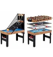 MD Sports 48 inch 5-in-1 Combo Game Table