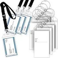 GreatShield Cruise Luggage Tag Holder + ID Holder with Lanyard Weather Resistant PVC Zip Pouch & Steel Loop