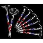 Golf Tees, Golf Tees 3 1/4&#039;&#039; Unbreakable Transparent Acrylic, Plastic Golf Tees 