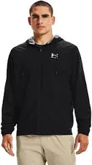 UNDER ARMOUR Sportstyle Full Zip HOODED Lined WINDBREAKER JACKET Mens SMALL NEW