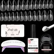 Makartt Nail Tips and Glue Gel Kit