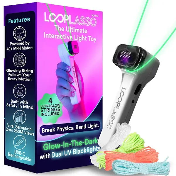 Loop Lasso Nano Glow-in-the-Dark String shooter