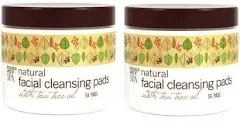 Trader Joe&#039;s Spa Natural Facial With Tea Tree Oil Cleansing Pads, 50 Pads NEW