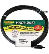 Power Snake 1/4 in. Snake Drain Auger 15 ft. L