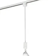 Nora Lighting NT-324W 36" Track Extension Rod, 1 or 2 Circuit Track, White