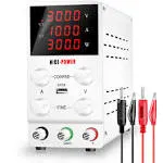 NICE-POWER DC Power Variable Supply 30V 10A 4Digital Display Adjustable Regulated Switching DC Lab Bench Power Supply