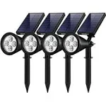 InnoGear Upgraded Solar Lights 2-in-1 Waterproof Outdoor Landscape Lighting