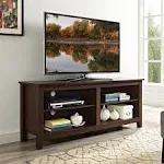 Barite Brown Dark Wood Console