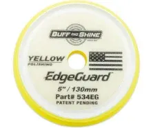 Buff and Shine EdgeGuard Yellow Polishing Foam Pad