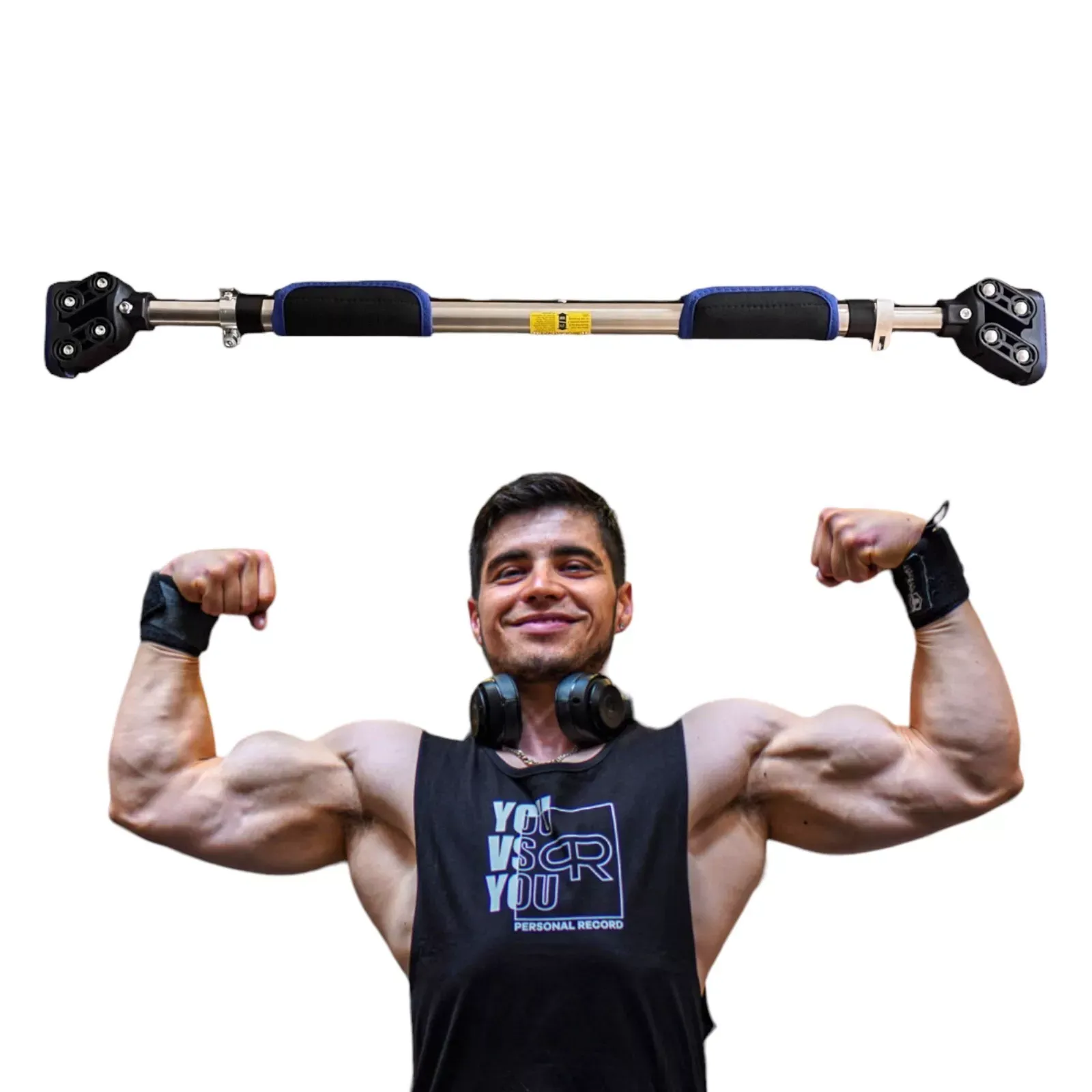 MegaChoice Pull up Bar for Doorway Strength Training Pull-up Bars No Screws