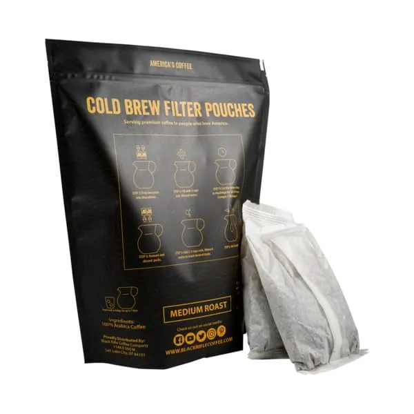 Black Rifle Coffee Company Just Black Cold Brew Coffee Packs