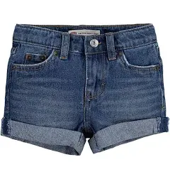 Levi's Girls' Girlfriend Fit Denim Shorty Shorts