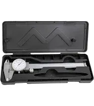 HFS 0 6" Stainless 4 Way Dial Caliper .001" Shock Proof