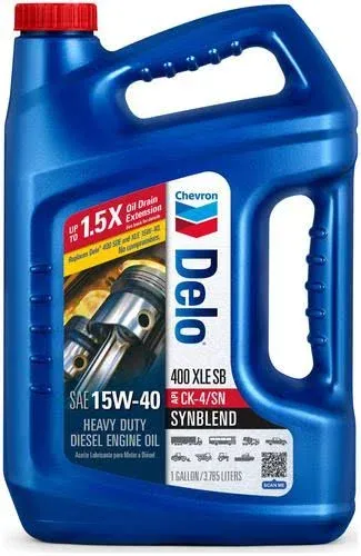 Delo 222290470 400 SDE SAE 15W-40 Motor Oil - 1 Gallon Jug