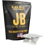 Black Rifle Coffee Company Cold Brew Packs, Medium Roast Coffee Packs, 6 Ready to Brew Packets