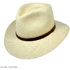 Jaxon Hats Men's Panama Straw Outback Hat