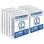 Samsill Economy 1" View Ring Binder