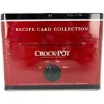 Crockpot Recipe Card Collection Tin (Red) by Publications International Ltd.