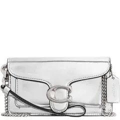 Coach Tabby Crossbody In Silver Metallic - NWT