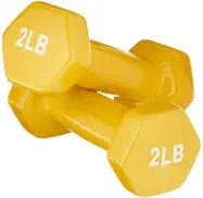 Amazon Basics Vinyl Coated Dumbbell Hand Weights