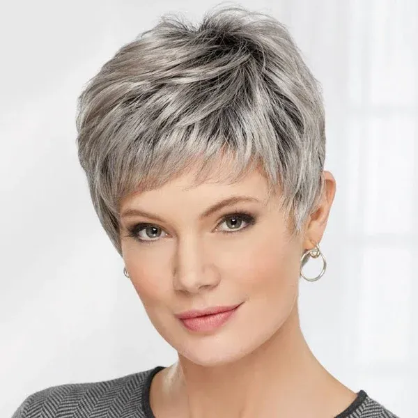 Paula Young Wig CASEY Color 33/28 Size Average Short Chic Pixie Layers