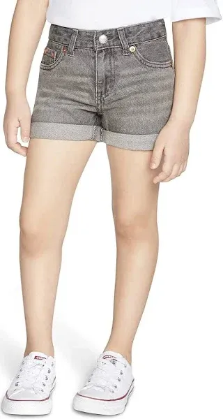 Levi's Girls' Girlfriend Fit Denim Shorty Shorts