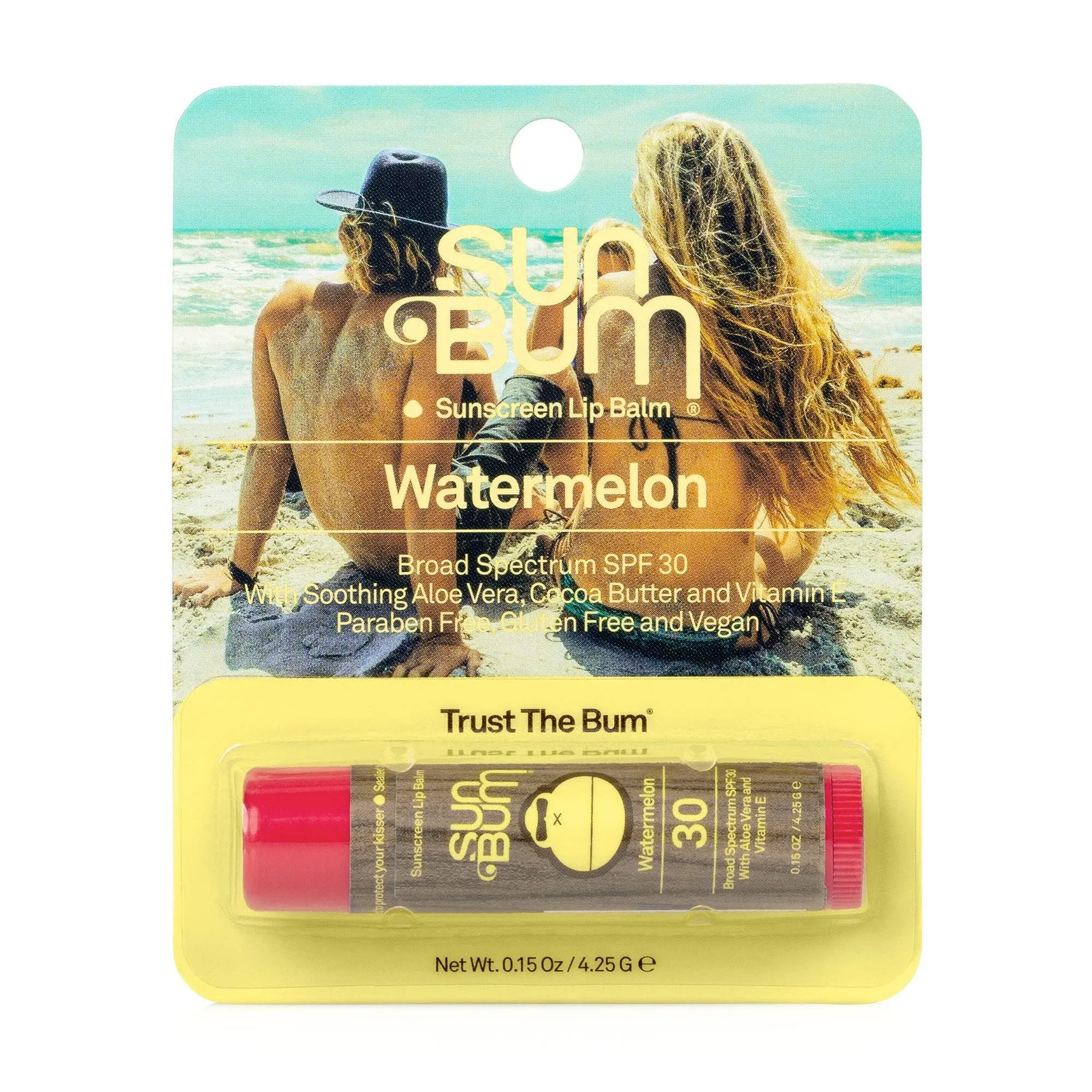 Sun Bum Spf 30 Sunscreen Watermelon Lip Balm (0.15 oz)