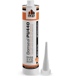 DCP Donseal PU440 Polyurethane Concrete Sealant - Non-Sag Caulking for Concrete Expansion Joints & Walls - Ideal for Sidewalk, Driveway & Foundation Sealant - 10.1 fl. oz. - Grey