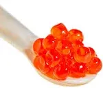 2 x Red Salmon Caviar – Alaskan Salmon Roe – Lightly Salted Caviar in Can 1 lbs or 454 G by Red Pearl (Coming with Caviar Spoon As Gift) Kosher