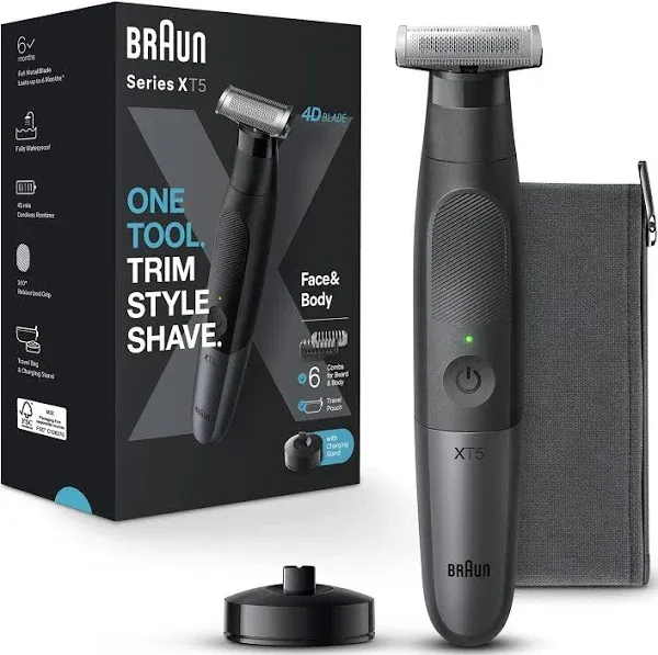 Braun Series XT5 – Beard Trimmer, Shaver and Electric Razor for Men