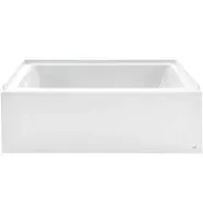 American Standard Studio 60 Inch by 32 Inch Bathtub with Apron - Left Drain 2946.202.011 Arctic - Bed Bath & Beyond - 22897935