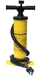 Double Action Pump with Pressure Guage Yellow One Size With Canister Hose Gau...