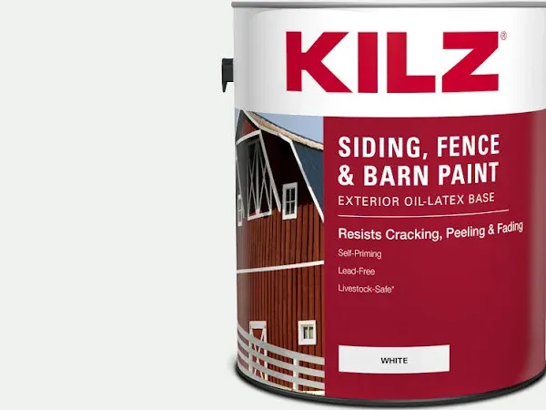 KILZ Exterior Siding, Fence, and Barn Paint