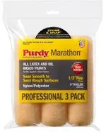 Purdy - 14F861100 - Marathon Nylon/Polyester 9 in. W X 1/2 in. S Paint Roller Cover 3 pk