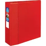 Avery Heavy-Duty 3 Ring Binder, 4 Inch One Touch EZD Rings, 4.5 Inch Spine, 1 Red Binder (79584)