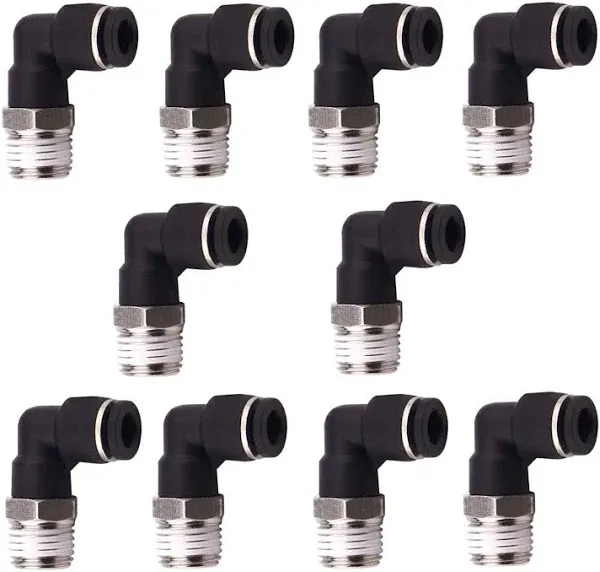 10 Pack Push to Connect Air Fittings