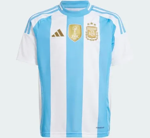 adidas Kids Argentina 2024/25 Home Jersey White/Blue Burst