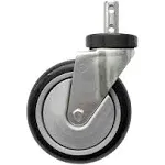 R&B Wire™ CSTR88G 5" Clean Wheel System™ Replacement Caster for Rolling Wire Laundry Carts