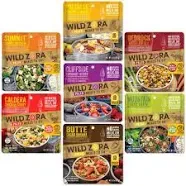 Wild Zora Paleo Freeze Dried Meals for Backpacking & Camping - Healthy Gluten Free & Grain Free Camping Meals/Backpacking Food + No Added Sugar - Great for Travel (Bedrock Beef Chili 2-pack)