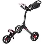 NEW Bag Boy Nitron Black/Red Golf Push Cart w/ Auto Open Technology