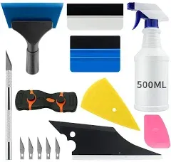 YXGOOD 9 Pcs Vehicle Car Window Tint Application Tools Kit Small, 9 