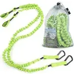 Gradient Fitness The 2 Pack Kayak Paddle Leash, 5-8 Feet Stretchable Paddle Strap with Carabiner Secure Leash Lanyard Rope