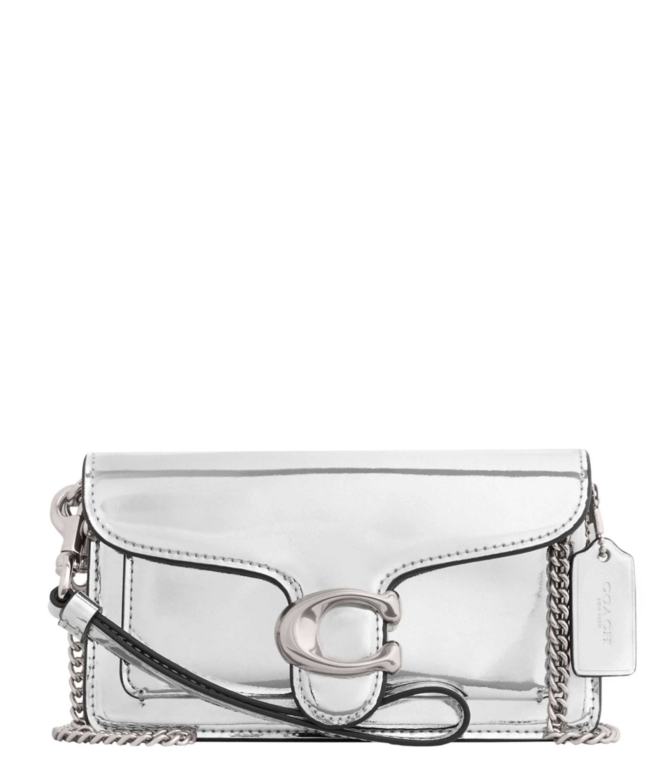 Tabby Crossbody In Silver Metallic