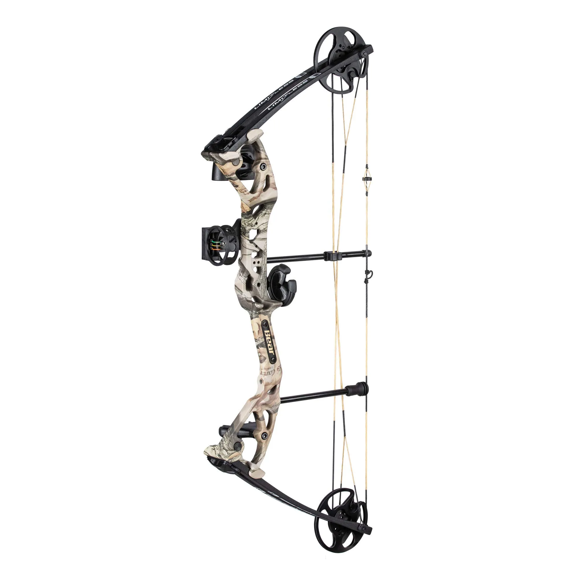 Limitless Dual Cam Compound Bow - Includes Quiver, Sight and Rest, God&#039;s Country