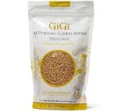 GiGi Hard Wax Beads, Golden Honee All Purpose Hair Removal Wax, no strip needed,