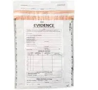 Large Plastic Evidence Bag, 12 x 16 inches, 100 pk