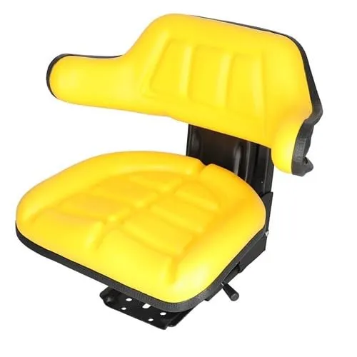 Seat Assembly -  Vinyl Yellow Fits John Deere 1020 2355 2030 2040