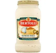 Bertolli Garlic Alfredo Pasta Sauce with Aged Parmesan Cheese, Made with Fresh Cream and Real Butter, 15 oz