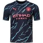 Manchester City Men 3rd Third Shirt Jersey 23-24 Soccer Football 2023-2024