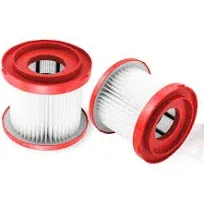 Funmit 49-90-1900 HEPA Wet Dry Vacuum Filter Replacement for Milwaukee Cordless